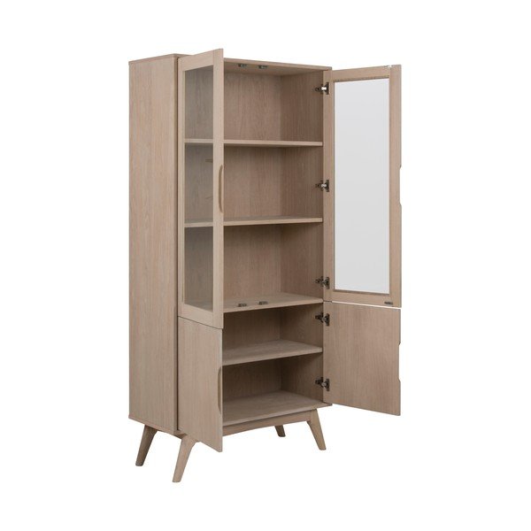 Vitrina u dekoru hrasta 94x192 cm Marte - Actona-image-2