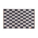 Antracitno siva/bež kupaonska prostirka za tuš od organskog pamuka 50x80 cm Retro – Mette Ditmer Denmark