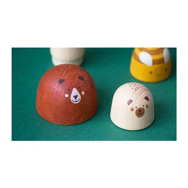 Set od 10 drvenih figura Londji Drvena šuma-image-4