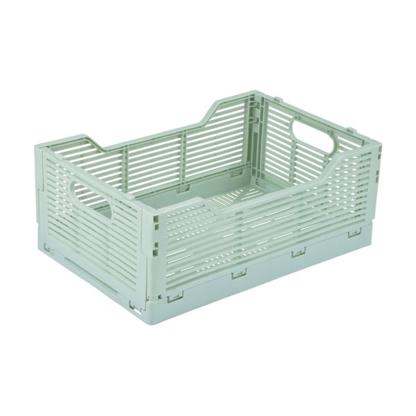 Mentol zelena plastična kutija za pohranu 40x30x17 cm – Homéa