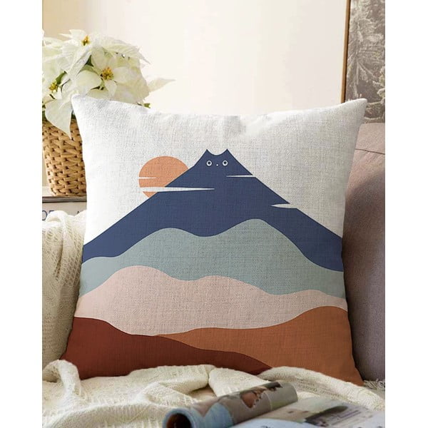 Jastučnica s udjelom pamuka Minimalist Cushion Covers Kitty Hill, 55 x 55 cm