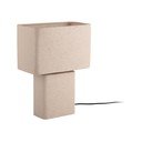Bež metalna stolna lampa (visina 33 cm) Boaz Recto – Leitmotiv