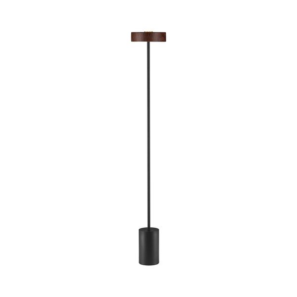 Crna/u tamnoj prirodnoj boji metalna LED stojeća svjetiljka (visina 135 cm) Thea – Nova Luce