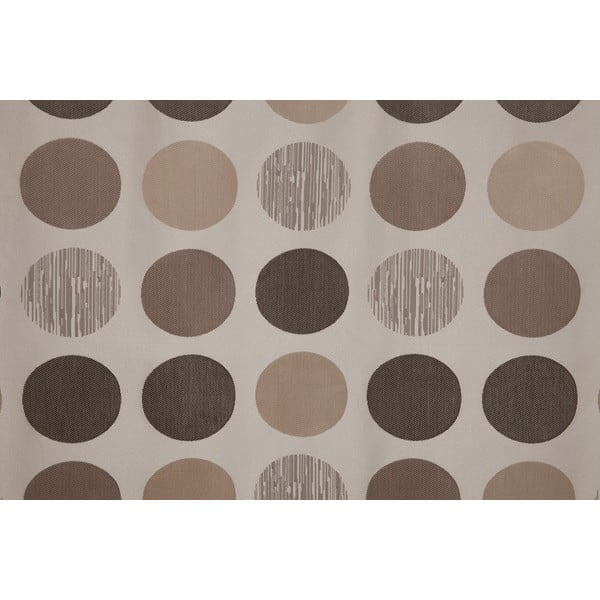 Smeđa/bež zavjesa od jacquarda 210x260 cm Cerro – Mendola Fabrics-image-3