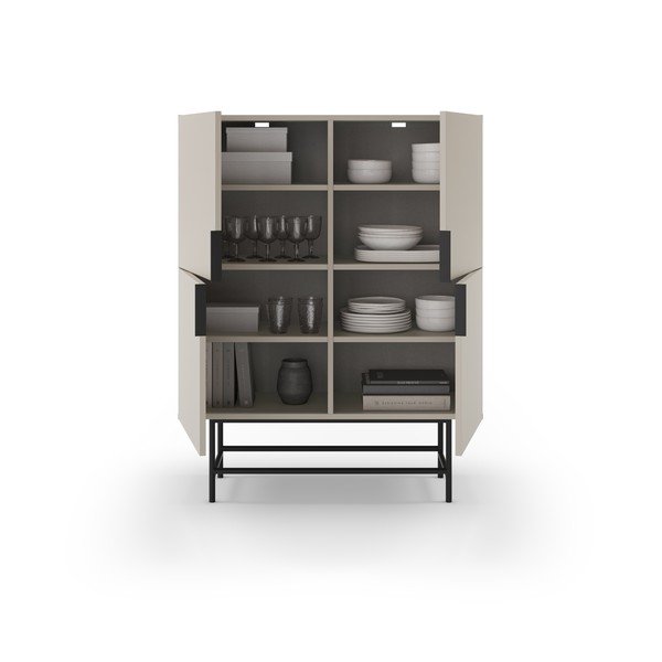 Krem ormarić 100x128 cm Eldia – Marckeric-image-3