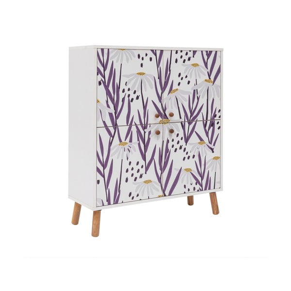 Bijeli ormarić 95x111 cm Multilux – Kalune Design-image-2