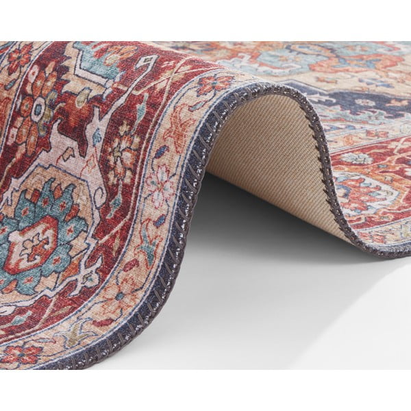 Tamnoplavo-crveni tepih Nouristan Sylla, 80 x 200 cm-image-4