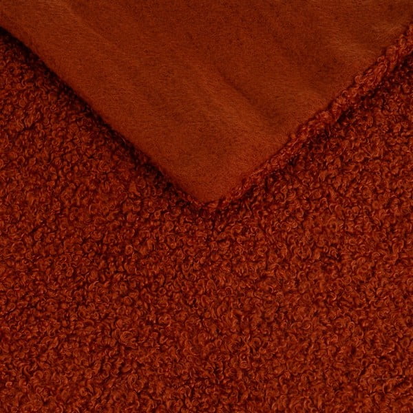 Ciglasta deka od sherpa flisa 130x160 cm Sherpa Bouclé – Casa Selección-image-1