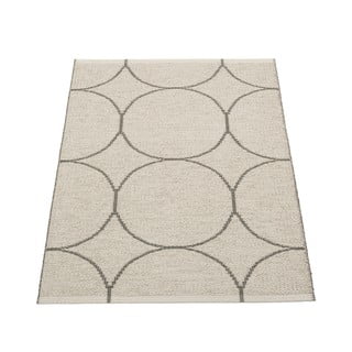 Tamno sivi unutarnji i vanjski tepih 70x100 cm Boo Charcoal Linen – Pappelina