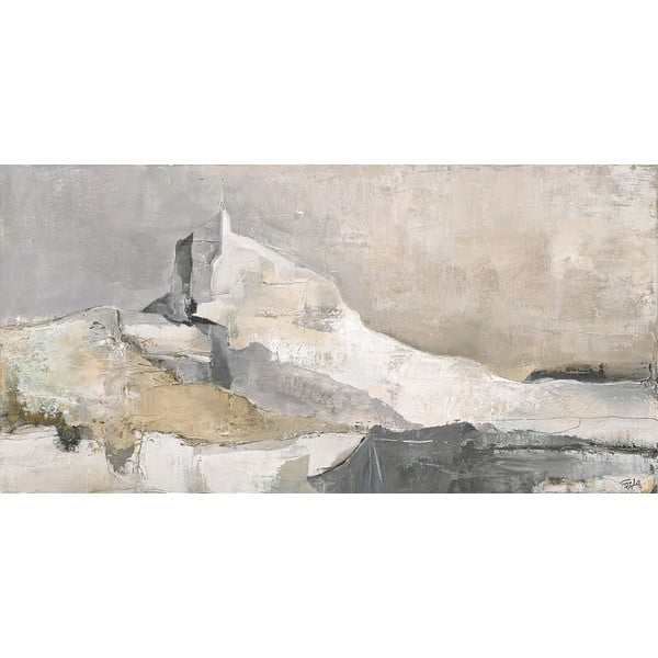 Slika s ručno oslikanim elementima 140x70 cm Nordic Shapes   – Malerifabrikken
