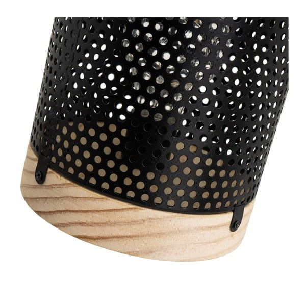 Crna stolna lampa s metalnim sjenilom (visina 20 cm) – Casa Selección-image-4
