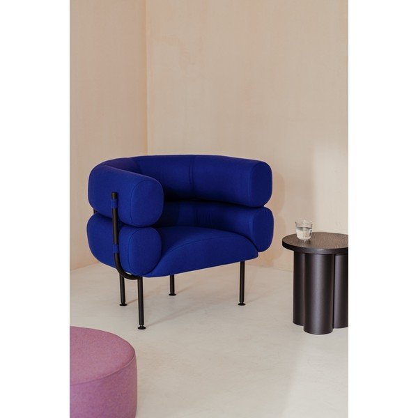 Plava vunena fotelja Ubi – noo.ma-image-1