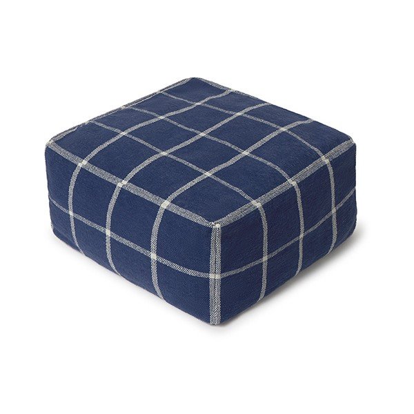 Tamno plavi tabure Geo Block – Lorena Canals