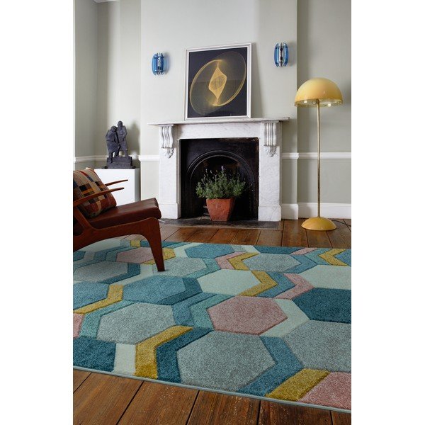 Tepih Asian Carpets Hexagon Multi, 200 x 290 cm-image-1