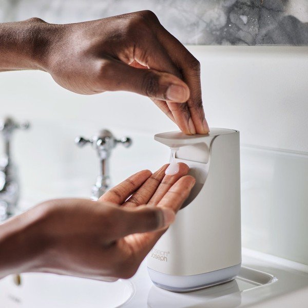 Bež plastičan dozator sapuna 350 ml Slim – Joseph Joseph-image-1