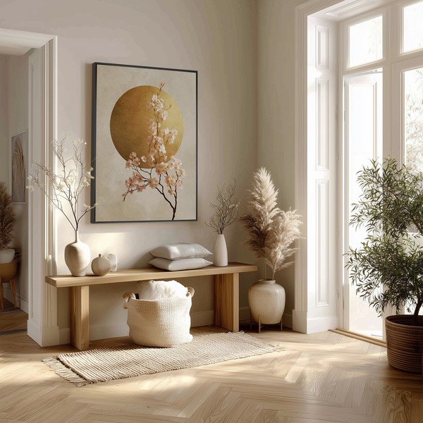 Tiskana slika s okvirom 60x80 cm Cherry Blossoms – Styler-image-2