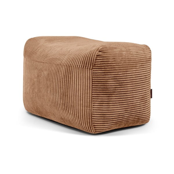 Smeđa vreća za sjedenje od samta Plus 70 Lounge – SLOWDOWN