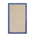 Plavi/bež pamučan tepih 90x150 cm Nalim – Kave Home