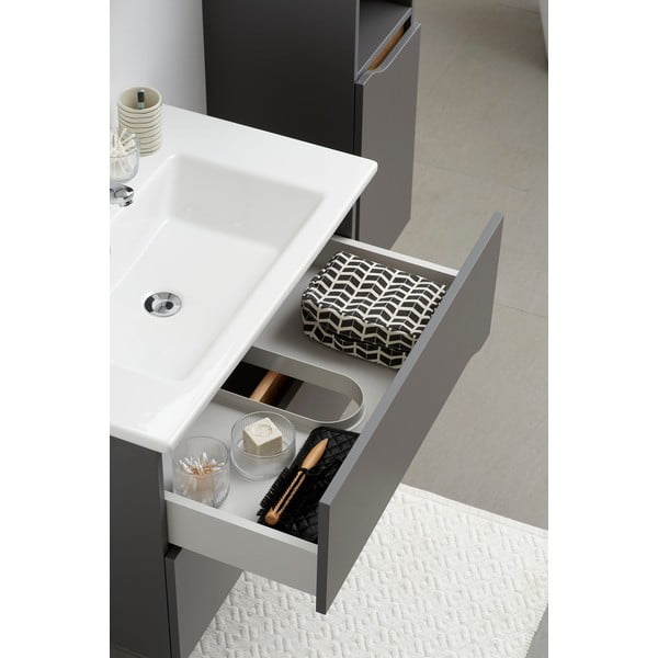 Sivi ormarić bez umivaonika 72x51 cm Set 357 - Pelipal-image-3