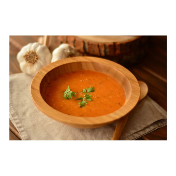 Tanjur za juhu od bambusa Bambum, ⌀ 17 cm-image-1