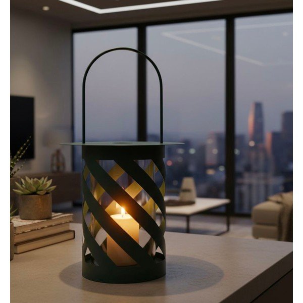 Metalna lanterna (visina 43 cm) Twist – Mauro Ferretti-image-1
