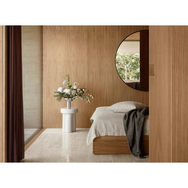 Zidno ogledalo s okvirom od masivnog drveta ø 110 cm Miro – Blomus-image-1