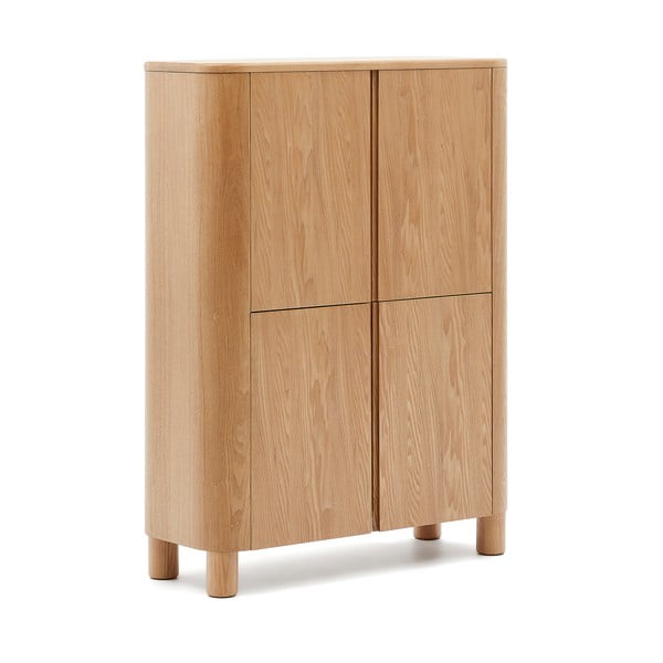 Ormarić u dekoru jasena u prirodnoj boji 100x134x40 cm Salaya – Kave Home-image-2