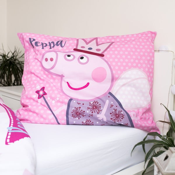 Ružičasta dječja pamučna posteljina Jerry Fabrics Peppa Pig, 140 x 200 cm-image-3