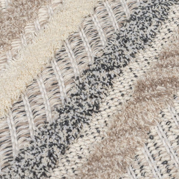 Sivo-bež periv tepih 78x150 cm Beckett – Flair Rugs-image-3