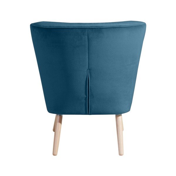 Plava fotelja Max Winzer Neele Velvet-image-3