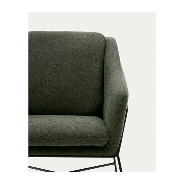 Zelena fotelja Brida – Kave Home-image-1