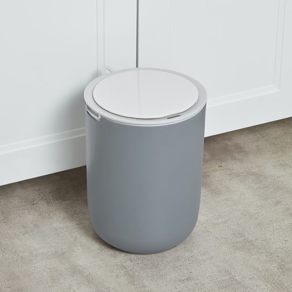 Svijetlo siva kanta za otpatke Addis Sensoric, 8 l-image-1