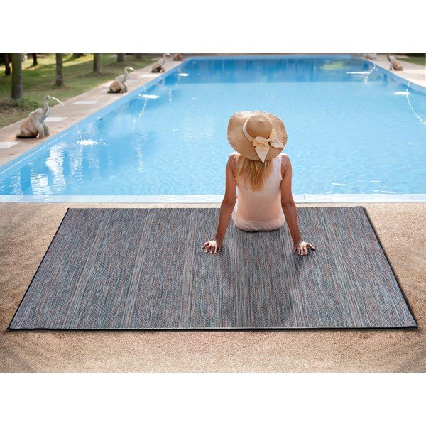 Tamnoplavi vanjski tepih Universal Bliss, 75 x 150 cm-image-1