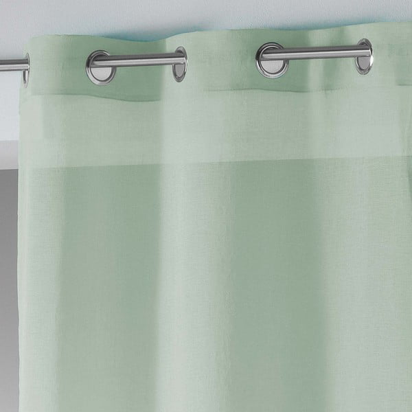 Svijetlo zelena prozirna zavjesa 140x240 cm Telma – douceur d'intérieur-image-3