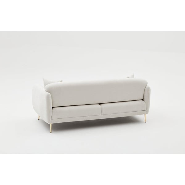 Bijela sklopiva sofa 210 cm Simena – Balcab Home-image-4