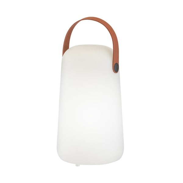Bijela/smeđa LED stolna lampa (visina 21 cm) Collgar – Fischer & Honsel