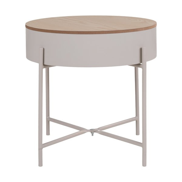 Metalni okrugao pomoćni stol ø 40 cm Sisco – House Nordic-image-3