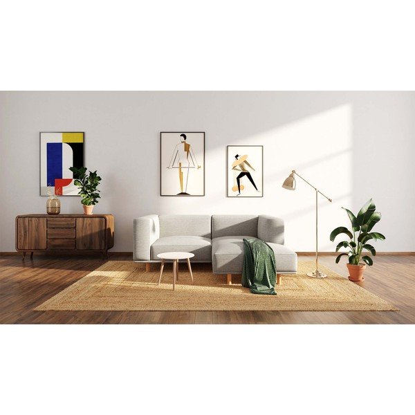 Svijetlo siva kutna garnitura (s desnim kutom) Kukumo – Ame Yens-image-3