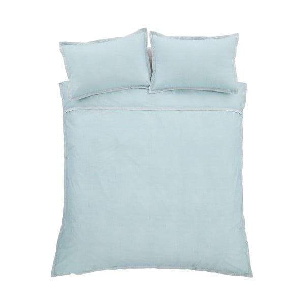 Svijetlo plava posteljina za krevet za jednu osobu 135x200 cm Oslo – Catherine Lansfield