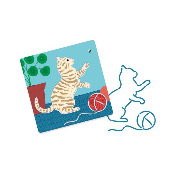 Komplet od 5 šablona Djeco Animals-image-1