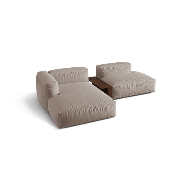 Bež kutna garnitura (s lijevim kutom) Martina – Micadoni Home-image-3