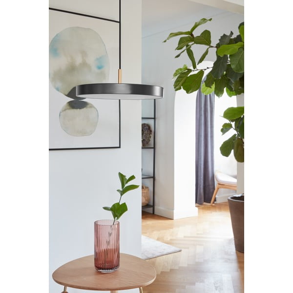 Antracitno siva LED viseća svjetiljka s metalnim sjenilom ø 31 cm Asteria Mini – UMAGE-image-1