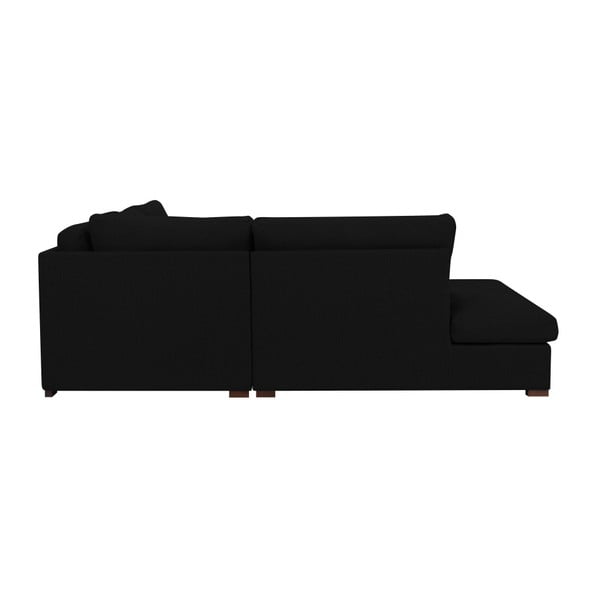 Crna kutna garnitura Windsor & Co Sofas Daphne, lijevi kut-image-2