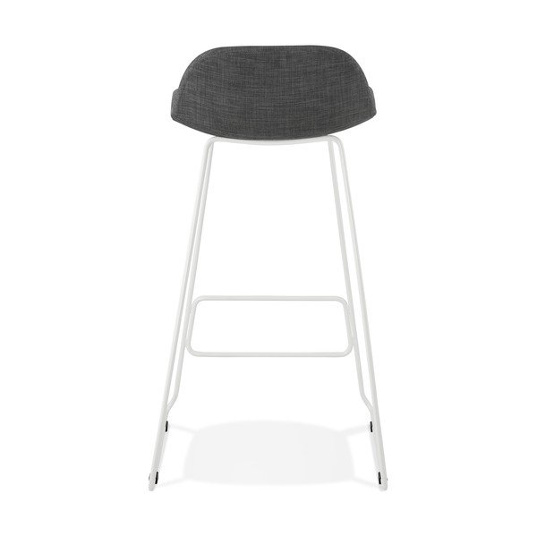 Sive bar stolica s bijelim nogama Kokoon Vancouver, sedam visina 76 cm-image-4