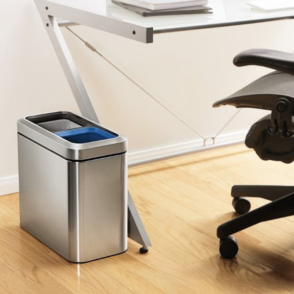 Kanta za otpatke od nehrđajućeg čelika 20 l - simplehuman-image-1