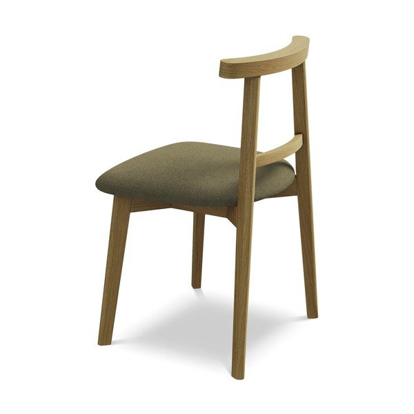 Zelena blagovaonska stolica od masivnog drveta Ohelo – Makamii-image-3