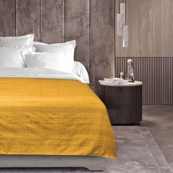 Žuti  prekrivač 220x240 cm Lucile – douceur d'intérieur-image-1