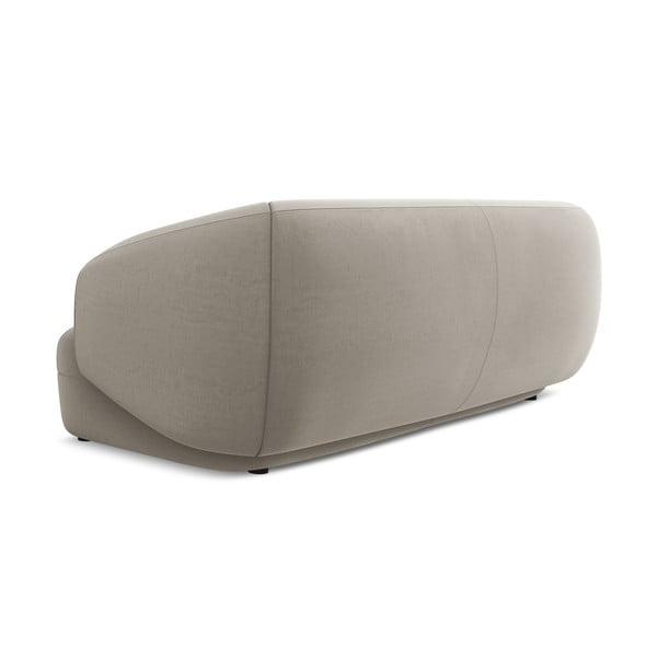Bež baršunasti sofa 212 cm Moana – Makamii-image-3