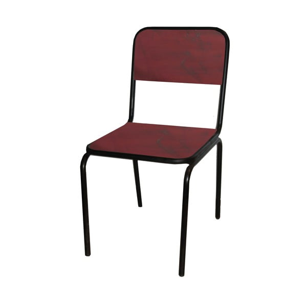 Bordo blagovaonska stolica od masivne jele Industrial – Antic Line