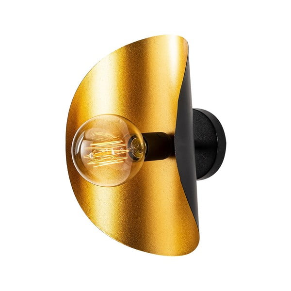 Crna/u zlatnoj boji zidna lampa Sivani – Opviq lights-image-2
